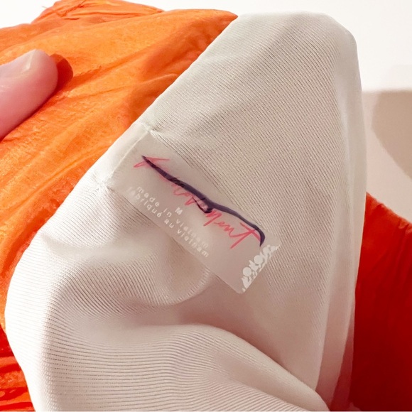 Free People Shorts Free People Movement Shorts The Way Home Orange size Medium - Picture 5 of 8